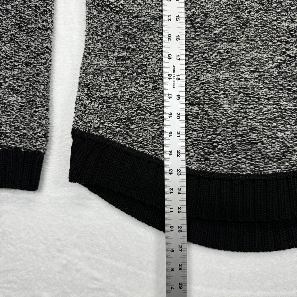 Lululemon‎ Sweater Knit Black Gray Long Sleeve Pullover Relaxed Fit Casual Sz XS - Picture 3 of 7